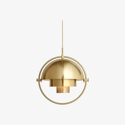 Nordic Nest Multi-Lite ceiling lamp brass