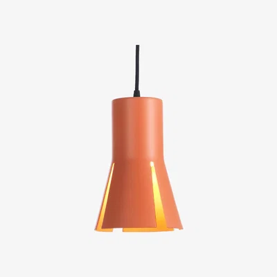 Nordic Nest Bsweden Split 17 pendant Orange matte black textile cord