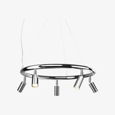 Nordic Nest Örsjö Belysning Starlight round wall and ceiling light Ø60 cm Nickel-plated brass