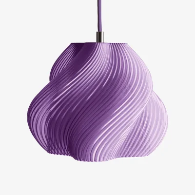 Nordic Nest Crème Atelier Soft Serve pendant Lavender sorbet-chrome 01 20 cm