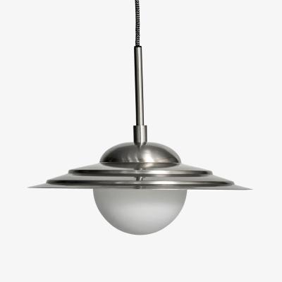 Nordic Nest House Doctor Coin pendant Brushed silver