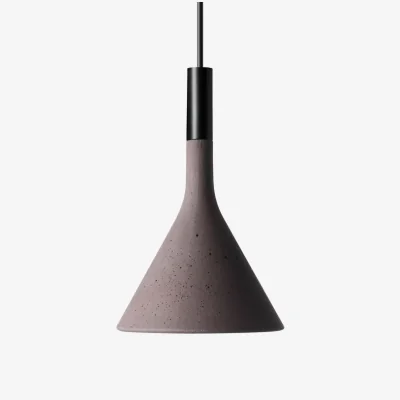 Nordic Nest Foscarini Aplomb mini pendant Brown marrone concrete