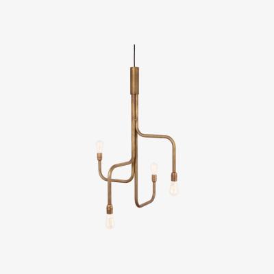 Nordic Nest Konsthantverk Strapatz pendant Raw brass large