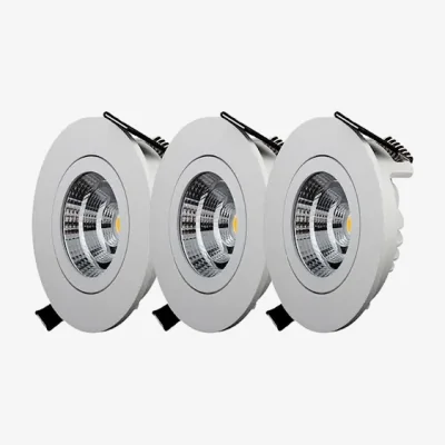 Nordic Nest Designlight Designlight Downlight Tilt Including Driver and Cabling 3-pack QB-303MW white