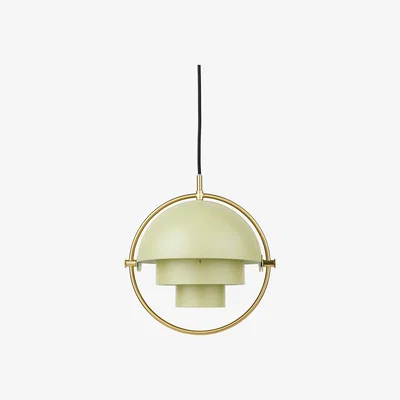 Nordic Nest Gubi Multi-Lite ceiling lamp small Brass-desert sage
