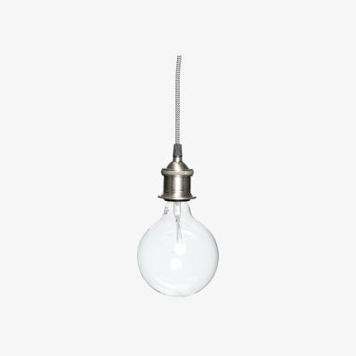 Nordic Nest Hübsch Base with cord Black-white-silver