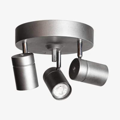 Nordic Nest By Rydéns Correct 3 ceiling spotlight Steel grey