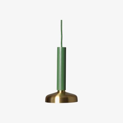 Nordic Nest Pholc Blend 9 pendant Green/brass led