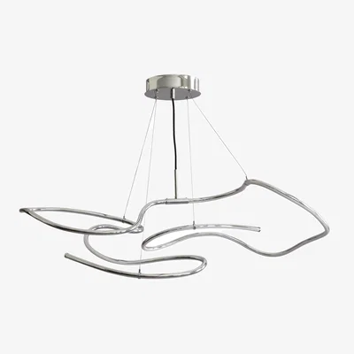 Nordic Nest 101 Copenhagen Ghost Chandelier mini ceiling lamp Chrome