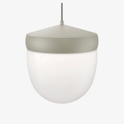 Nordic Nest Noon Pan pendant frosted 30 cm Gray-light gray