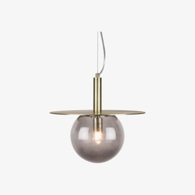 Nordic Nest Art Deco ceiling lamp Brushed brass-smokey