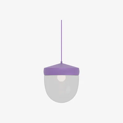 Nordic Nest Noon Pan pendant clear 30 cm Purple-purple
