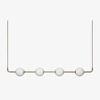 Nordic Nest Umage Audrey linear pendant Brass