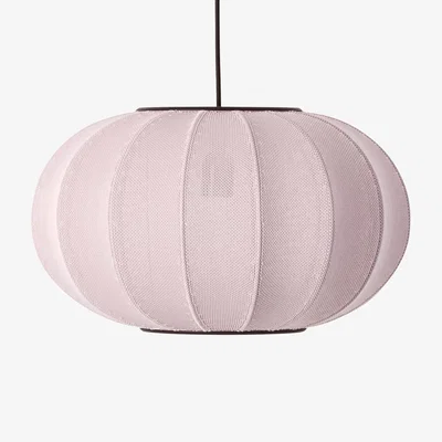 Nordic Nest Made By Hand Knit-Wit 45 Oval pendant Light pink