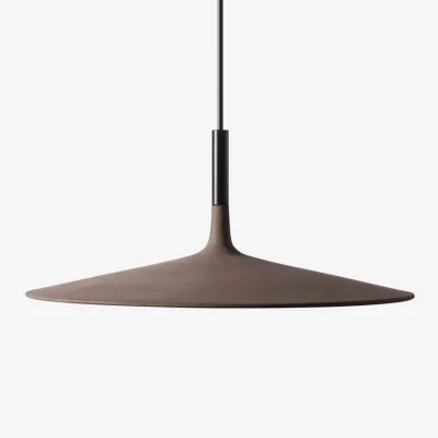 Nordic Nest Foscarini Aplomb Large pendant lamp Brown concrete