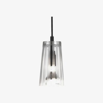 Nordic Nest Bsweden Manhattan 16 pendant lamp Glass clear frosted vertical stripes