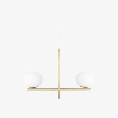 Nordic Nest Globen Lighting Gemini pendant 87 cm Brass