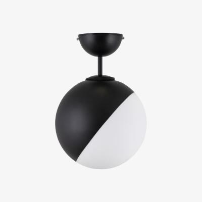 Nordic Nest Contur ceiling lamp Ø25 cm Black-white