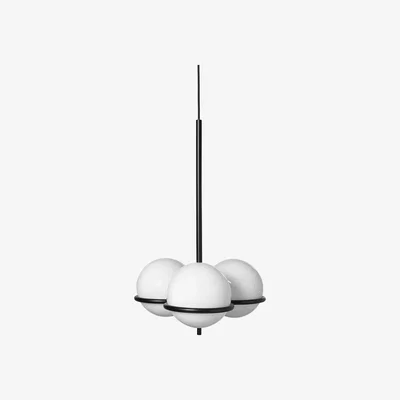 Nordic Nest ferm LIVING Era light crown Black