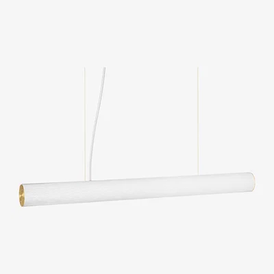 Nordic Nest Vuelta pendant lamp 100 cm White-brass