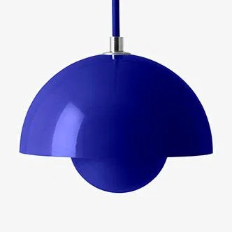 Nordic Nest &Tradition Flowerpot VP10 pendant Cobalt blue