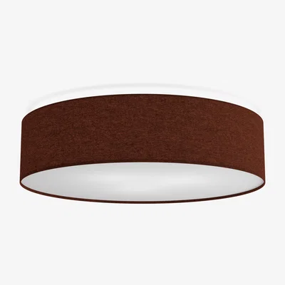 Nordic Nest Belid Soft ceiling lamp Ø60 cm Rust red wool