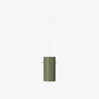 Nordic Nest MOEBE Moebe Tube pendant lamp small Ø8 cm Pine green