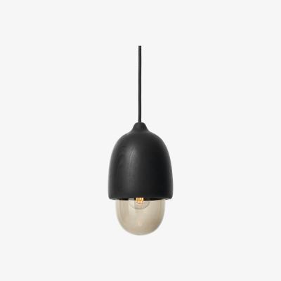 Nordic Nest Mater Terho pendant lamp smoke small black