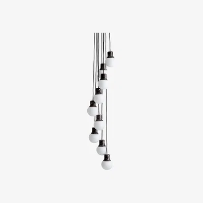 Nordic Nest &Tradition Mass Light NA6 pendant lamp Black marble/white nero marquina