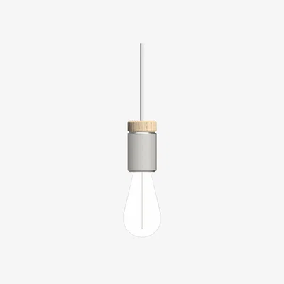 Nordic Nest Holder pendant lamp Silver