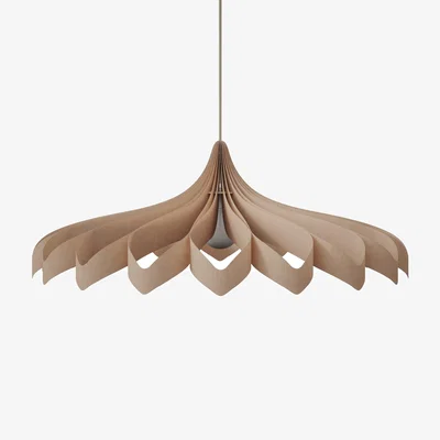 Nordic Nest Pilke Daisy pendant Birch large