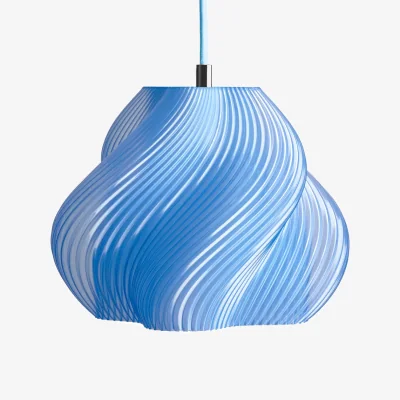Nordic Nest Crème Atelier Soft Serve pendant Blueberry sorbet-chrome 01 20 cm