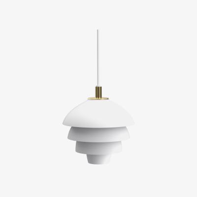 Nordic Nest Belid Valencia pendant Ø18 Matt White - Brass