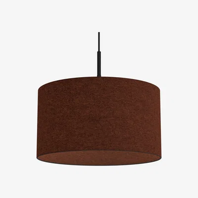 Nordic Nest Belid Soft pendant lamp Ø40 cm Rust red wool
