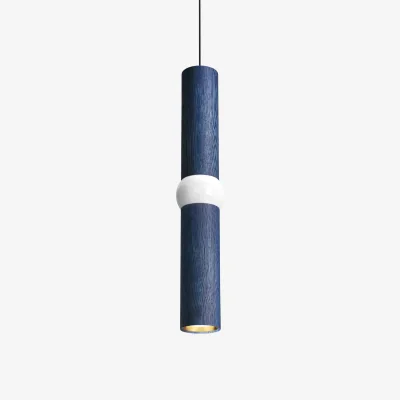 Nordic Nest Oblure Lightbone pendant lamp Medium 53.8 cm blue oak