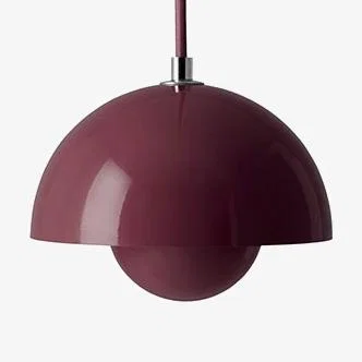 Nordic Nest &Tradition Flowerpot VP10 pendant Dark plum