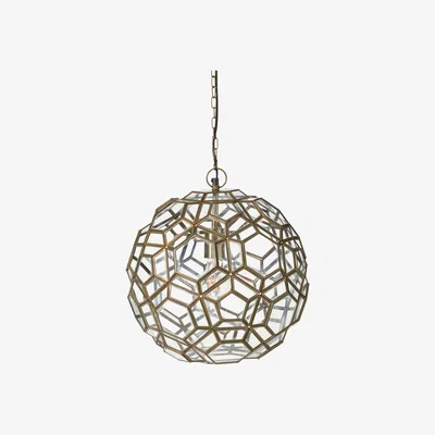 OKA Razmataz Hanging Lantern - Antique Brass
