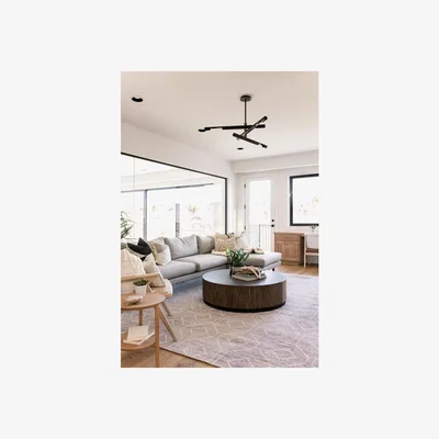Olivia's Hudson Valley Lighting Hendrix Hand-Worked Iron 3lt Pendant