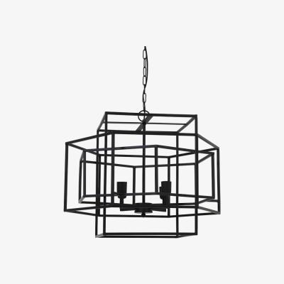 Olivia's Light & Living Dalisia Pendant Matt Black