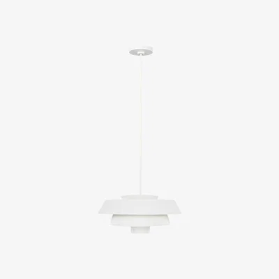 Olivia's Elstead Brisbin 1 Light Pendant Matte White