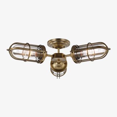 Olivia's Quintiesse Urban Restoration 3 Light Semi Flush