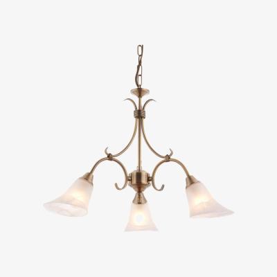 Olivia's Gallery Direct Hardwick 3 Pendant Light Antique Brass