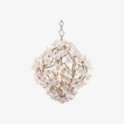 Olivia's Hudson Valley Lighting Lily Hand-Crafted Iron 6lt Pendant