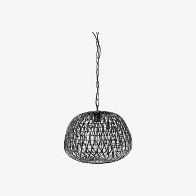 Olivia's Light & Living Alwina Pendant Matt Black / Large