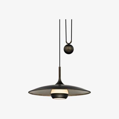 Olivia's Hudson Valley Lighting Alchemy Hand-Worked Iron 1lt Pendant | Outlet