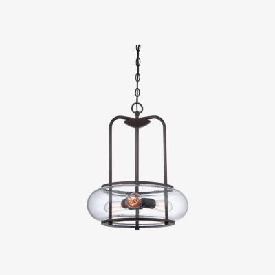 Olivia's Elstead Trilogy 3 Light Pendant Old Bronze