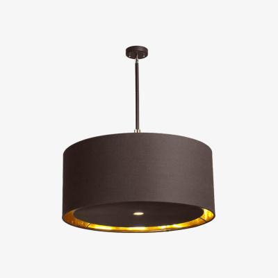 Olivia's Elstead Balance 4 Light Pendant Brown and Polished Brass