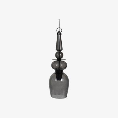Olivia's Libra Calm Neutral Collection - Astro Lunar Pendant in Smoke Tint
