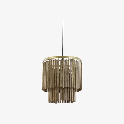 Olivia's Light & Living Gulag Pendant Dark Brown