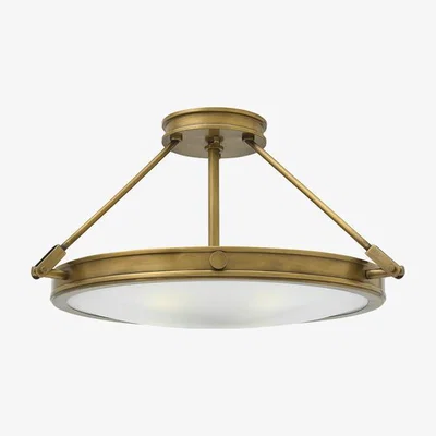Olivia's Elstead Collier 4 Light Ceiling Light Heritage Brass